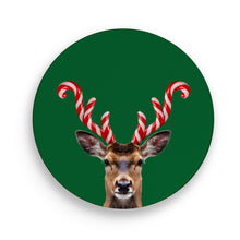 Lade das Bild in den Galerie-Viewer, Panettone Serving Plate Candycane Horn.
