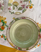 Load image into Gallery viewer, VELA ZAGARA 18-Piece Mediterranean Lemon Porcelain Stoneware Dinner Set for 6.
