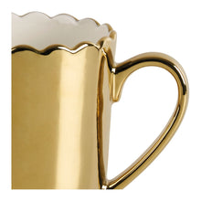 Lade das Bild in den Galerie-Viewer, Gold &amp; White Mug Set of 2.
