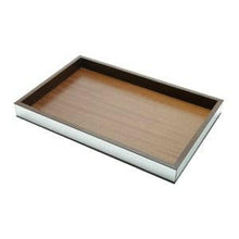 Lade das Bild in den Galerie-Viewer, Wooden Tray with Mirrored Frame 35x20x5cm.
