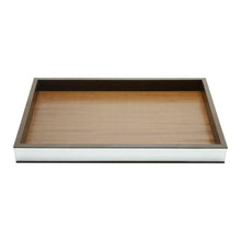 Lade das Bild in den Galerie-Viewer, Wooden Tray with Mirrored Frame 35x20x5cm.
