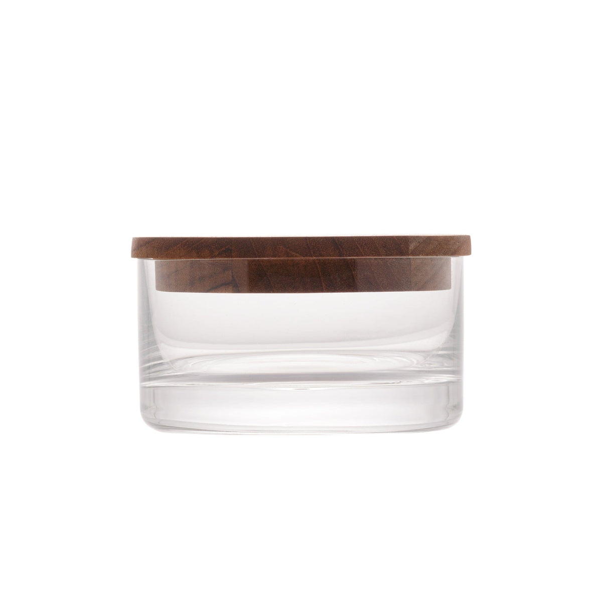 Wooden Support Double Bowl 24x13x8cm.