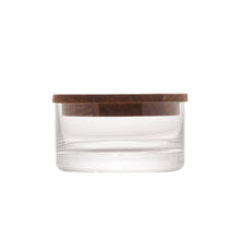 Load image into Gallery viewer, Wooden Support Double Bowl 24x13x8cm.
