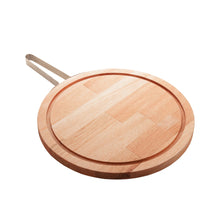 Load image into Gallery viewer, Wooden Board with Stainless Steel Handle 36x2cm.
