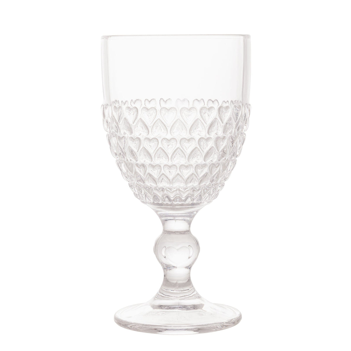 Heart Crystal Glass 330ml.