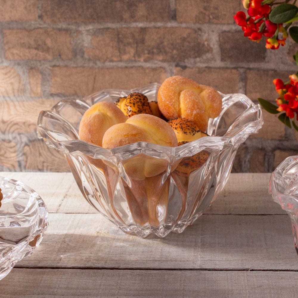 Louise Crystal Centrepiece 25x14cm.