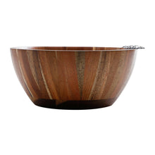 Charger l'image dans la galerie, Pineapple Wooden Salad Bowl 25x25x11cm.
