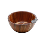 Pineapple Wooden Salad Bowl 25x25x11cm.