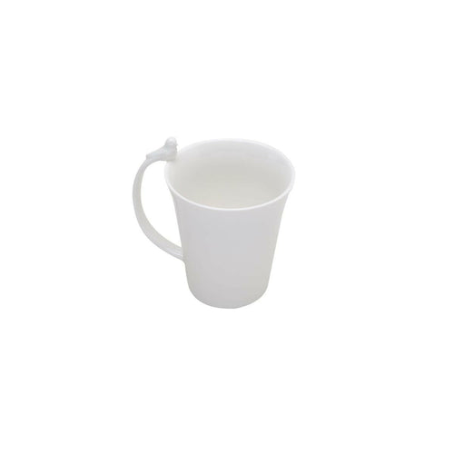 Birds White Porcelain Mug 350ml.