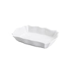Porcelaine White Rectagular Bakeware 30x20x6cm.