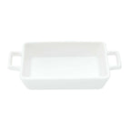 Set of 3 Porcelain Appetiser white dishes 16x8x3cm.