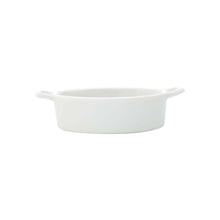 Charger l'image dans la galerie, Set of 3 Porcelain Appetiser white dishes 12x9x3cm.
