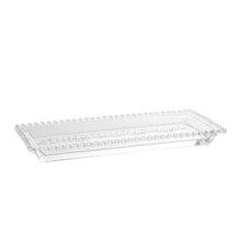 Charger l'image dans la galerie, Crystal pearl serving plate 30x12x3cm..
