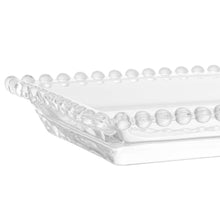 Charger l'image dans la galerie, Crystal pearl serving plate 30x12x3cm..
