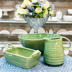 Ceramic Green Pot.