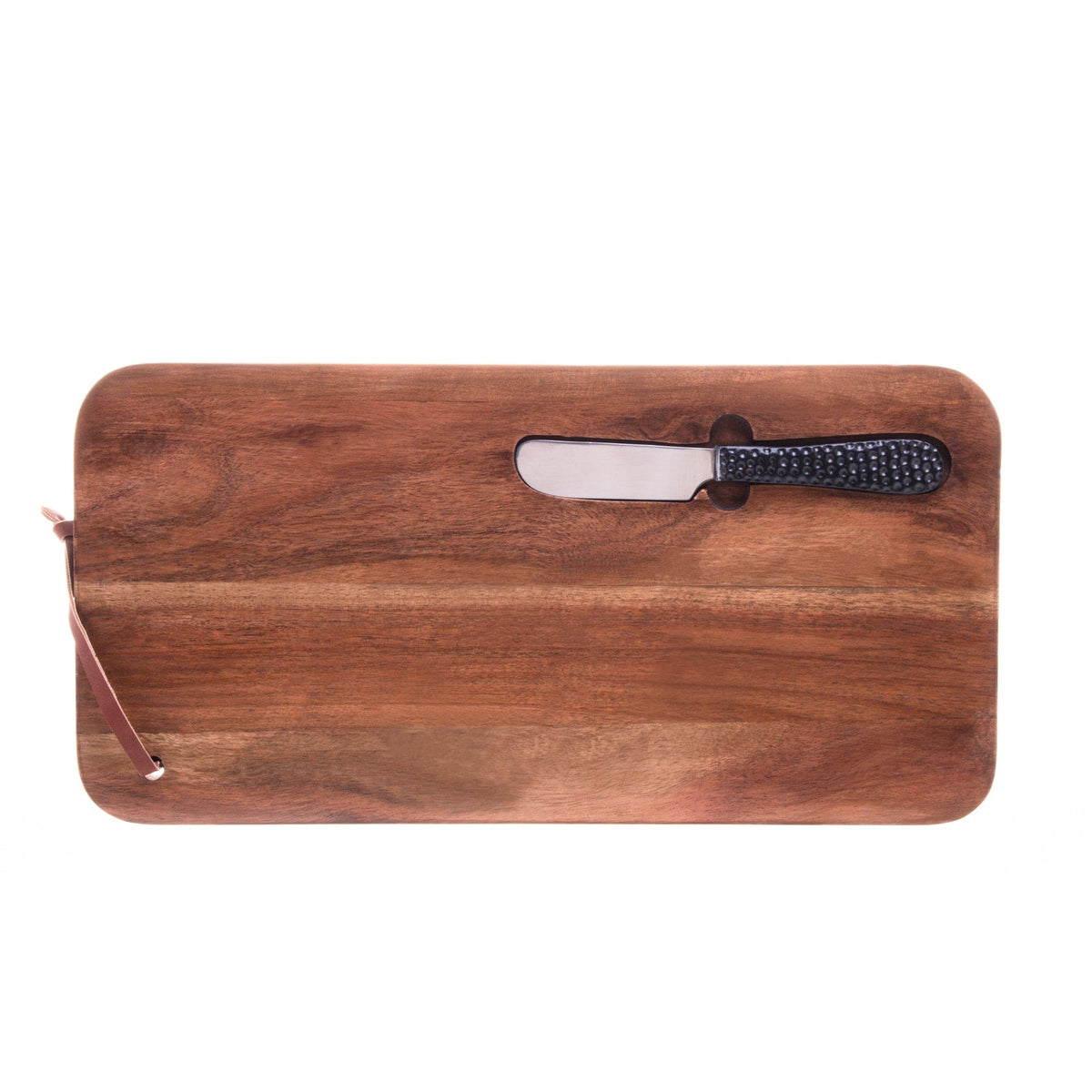 Wooden Board with Knife 36x18x3cm.
