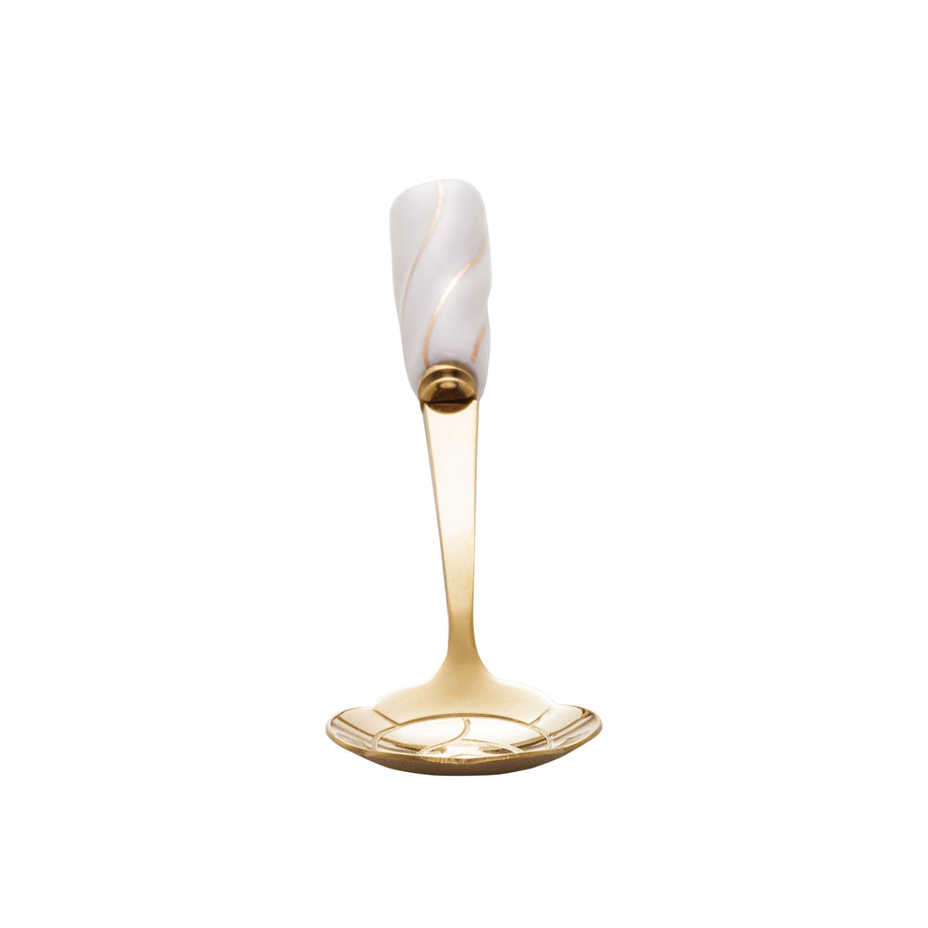 Set of 4 Marble Effect Spoons.