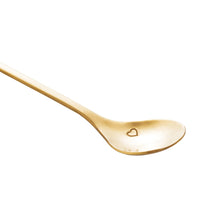 Lade das Bild in den Galerie-Viewer, Set of 4  Golden Key Cake Spoons.
