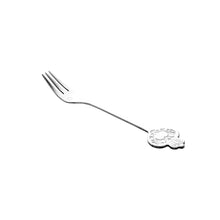Charger l'image dans la galerie, Set of 4 Stainless Steel Silver Key Cake Forks.
