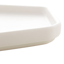 Charger l'image dans la galerie, Porcelaine White Appetizer Board with a Wooden Handle 35x16x2cm.
