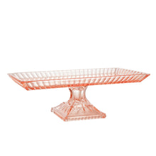 Load image into Gallery viewer, Pink Crystal Elevated Platter.
