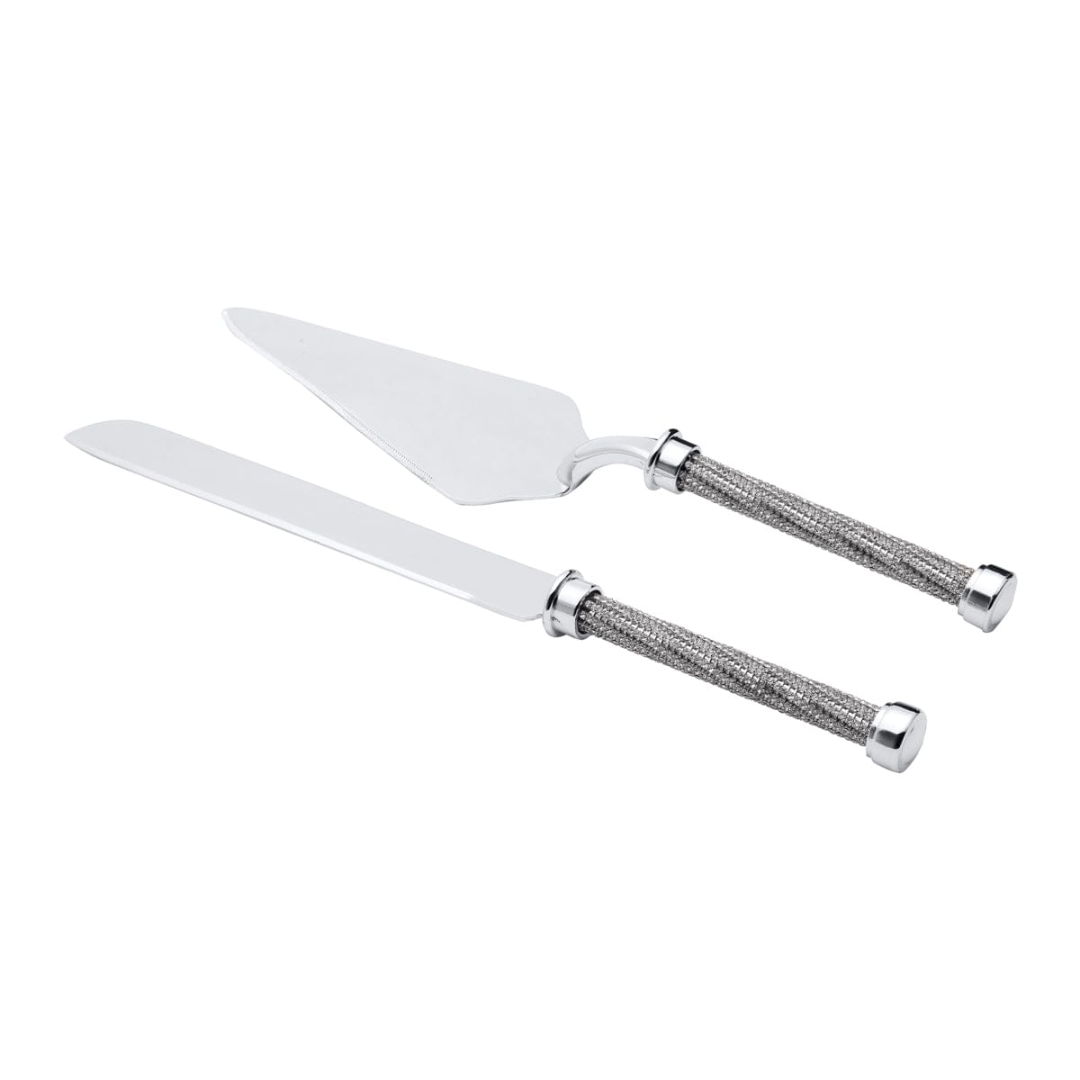Silver Cake Serving Set 32cm.