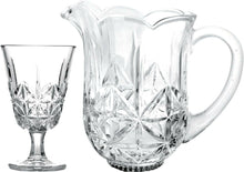 Lade das Bild in den Galerie-Viewer, Set of 6 240ml Glasses and Pitcher 1.3ml.
