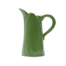 Charger l'image dans la galerie, Ceramic Banana Leaf Pitcher.
