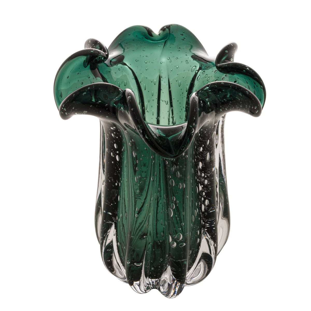 The Green Elegance Vase-18x21cm.