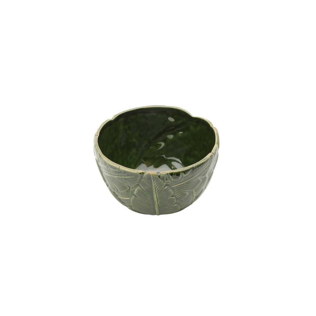 Ceramic Banana Leaf Bowl 16x16x9.5cm.