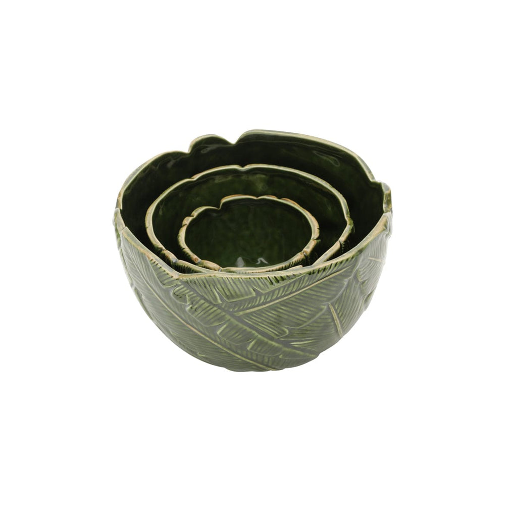 Ceramic Banana Leaf Bowl.