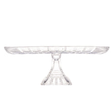Lade das Bild in den Galerie-Viewer, Large Elevated Crystal Platter 36.5x17x14cm.
