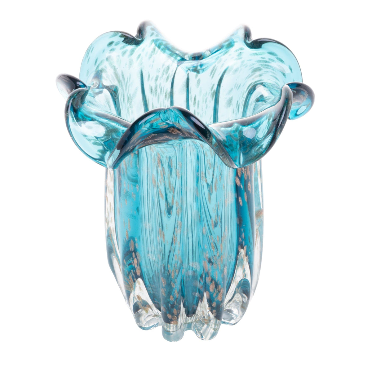 The Blue Flower Luxury Vase-18x21cm.