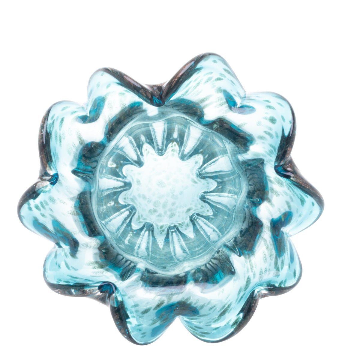 The Blue Flower Luxury Vase-18x21cm.