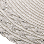 Set of 4 Placemats PP White 38cm.