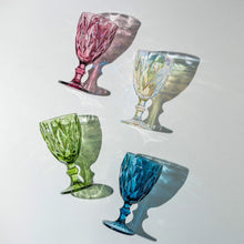 Lade das Bild in den Galerie-Viewer, Blue diamond Set of 6 Glasses.
