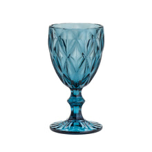 Lade das Bild in den Galerie-Viewer, Blue diamond Set of 6 Glasses.
