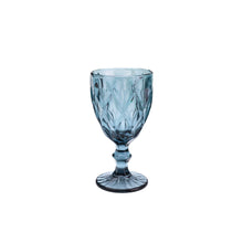 Lade das Bild in den Galerie-Viewer, Blue diamond Set of 6 Glasses.
