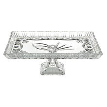 Lade das Bild in den Galerie-Viewer, Janine Crystal Elevated Platter 29.5x19.5cm.
