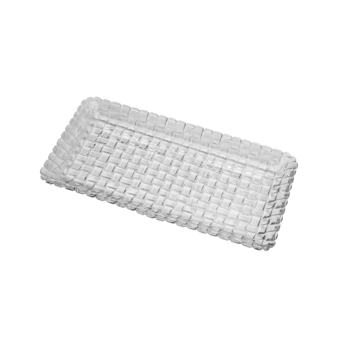 Tress Crystal Platter 25x13x2cm.