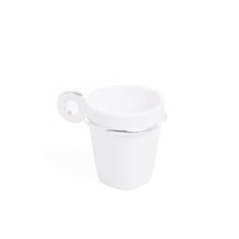 Lade das Bild in den Galerie-Viewer, Venice Silver Plated and Porcelaine Coffee Cup and Saucer 70ml.

