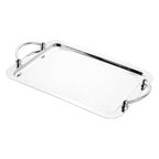Stainless Steel Tray With Handle 23X19cm.