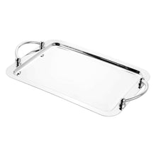Lade das Bild in den Galerie-Viewer, Stainless Steel Tray With Handle 33x26cm.
