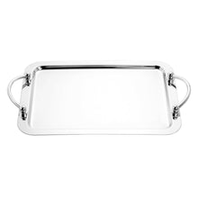 Lade das Bild in den Galerie-Viewer, Stainless Steel Tray With Handle 33x26cm.
