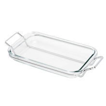 Lade das Bild in den Galerie-Viewer, Glass Bakeware Serving Dish 34x20cm.
