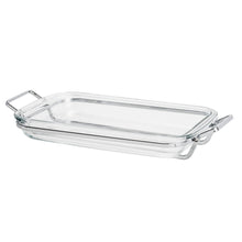 Lade das Bild in den Galerie-Viewer, Glass Bakeware Serving Dish 34x20cm.
