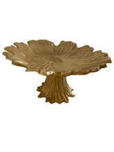 Charger l'image dans la galerie, Gold Flower Cake Plate.
