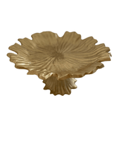 Charger l'image dans la galerie, Gold Flower Cake Plate.
