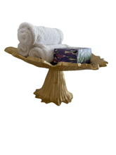 Charger l'image dans la galerie, Gold Flower Cake Plate.

